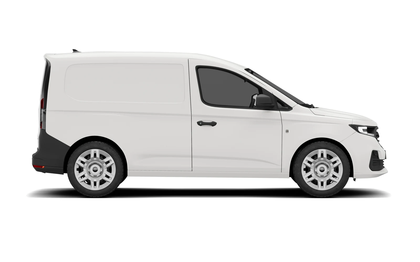 White Ford Transit Connect 250 L2 cargo van shown from the side.