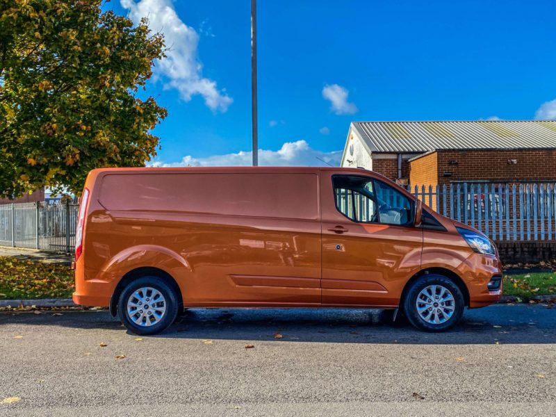 orange ford van