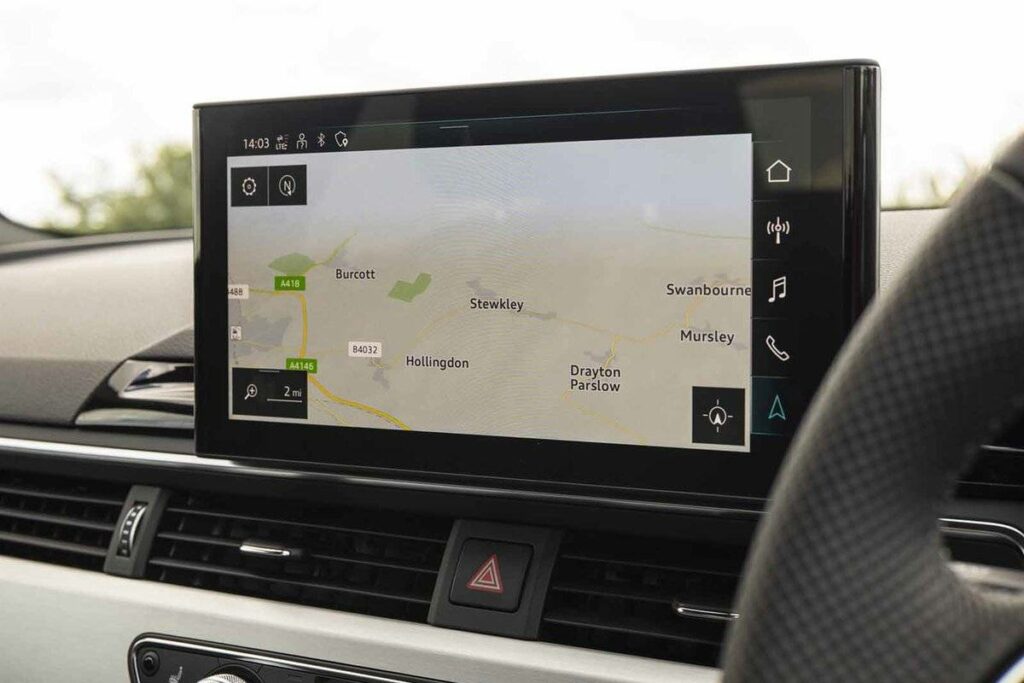 SatNav in rental car