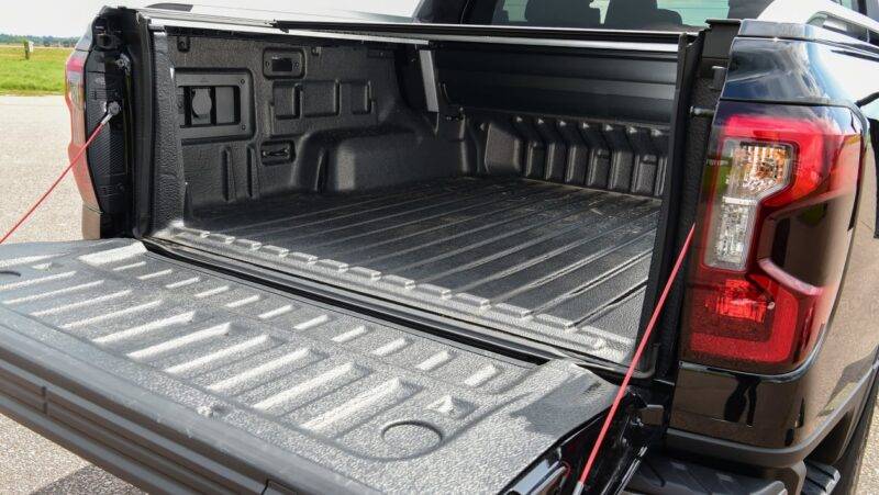 Ford Ranger Load Bed Tailgate Open