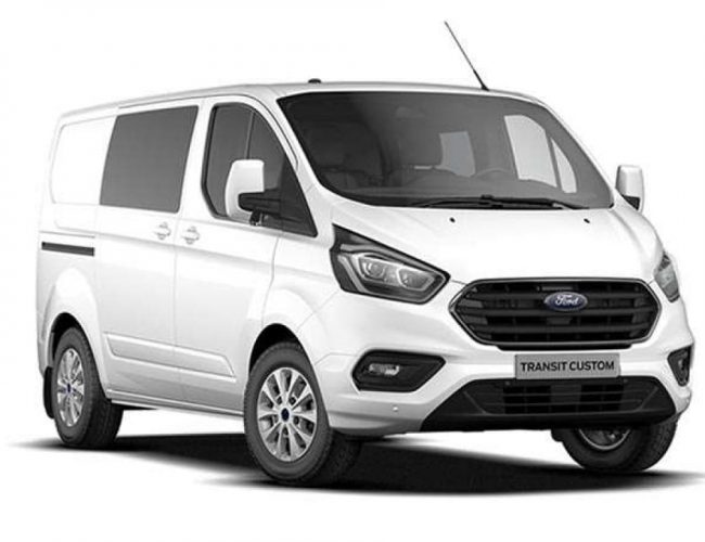 front of a ford transit